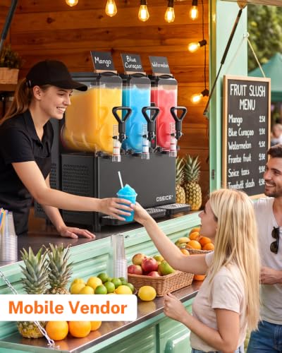 GSEICE 6.34 Gal/24L Slushie Machine for Commercial& Home Use