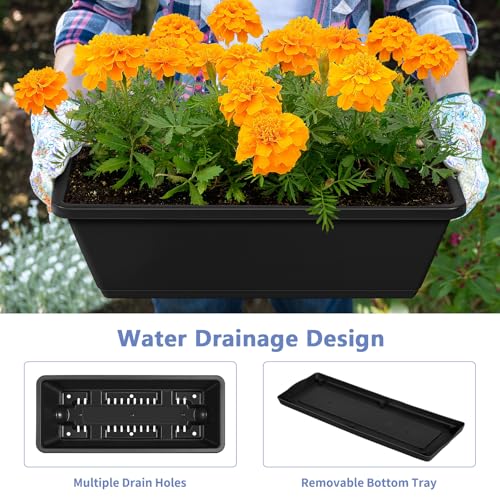Raised Garden Beds Outdoor with Planter Boxes Vertical Raised Bed with Legs - color: Black