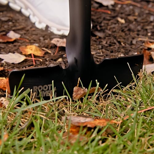 Root Slayer RS226 Serrated Garden Edger, Black - color: Black, size: Large