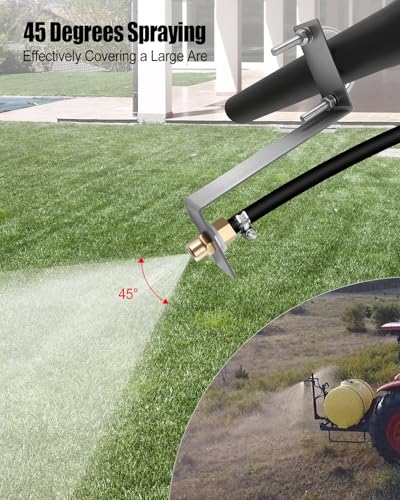 12 Ft Boomless Nozzle with Fixed Frame and Hose Clamp 3.0 GPM 12V Pumps