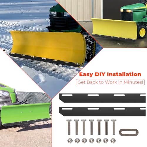 MOTOQUEEN for John Deere 46 Inch Snow Plow Poly Cutting Edge Scraper Strap - size: 46 Inch