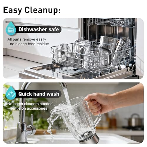 All-in-One Blender Food Processor, 10-in-1 Blenders for Kitchen
