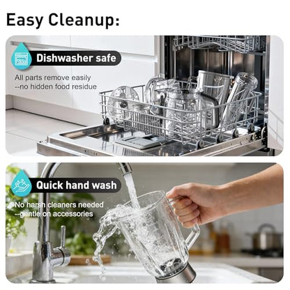 All-in-One Blender Food Processor, 10-in-1 Blenders for Kitchen