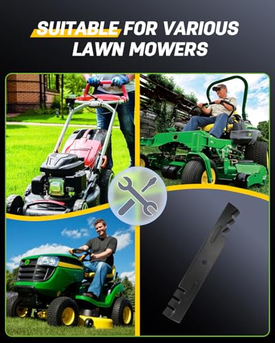 OCPTY 48'' Deck Mower Blades for Bad Boy 038-5350-00, for Hustler 795757