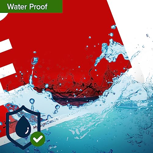 Sprinkler Control Valve Sign, 10x14 Inches, 55 mil thick HDPE (high density - size: 10x14 - Polyethylene