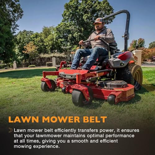 539104335 Mower Deck Belt Fits Husqvarna/Dixon/Exmark with 61" Deck - size: 522795901