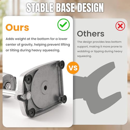 Manual Cast Iron Hand Press Juicer for Orange & Pomegranate
