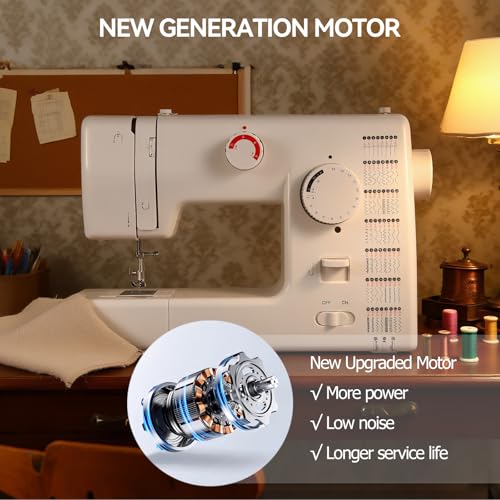 Multifunction Sewing Machine, 59 Stitches, Strong Motor, Full Metal Frame