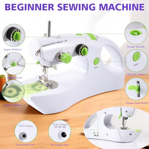 Handheld Sewing Machine Portable Mini Stitch Tool for Quick Fabric Repairs