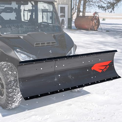 Outdoors Eagle Talon Universal UTV Snow Plow System | 66 inch to 72 inch Adjustable Double Locking Blade | Made in USA