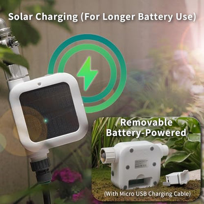 Netro Solar Powered Sprinkler Timer for Garden Hose 2.4G WiFi APP Control