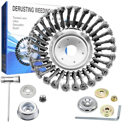 8 Inch Unbreakable Wired Trimmer Blade, Steel Wire Trimmer Head - size: 8 inch