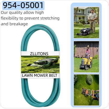 Replacement Deck Belt 1/2" x 43.5", Replace Part Number 954-05001 754-05001 - size: 4L430(954-05001)