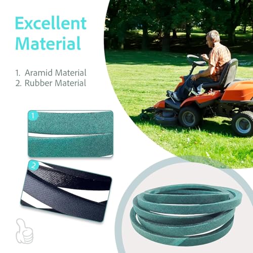 429636 197253-42'' Deck Belt Fits Craftsman Lawn Mower Aramid Belt