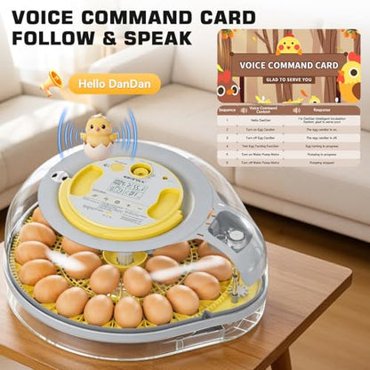 IBKINXX 26 Egg Incubator for Hatching Eggs - Smart Voice Guidance