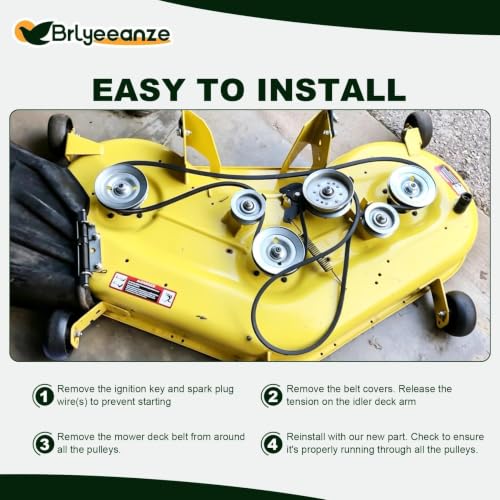 M154294 Lawn Mower Deck Belt - size: 118.6"L x 0.563"W