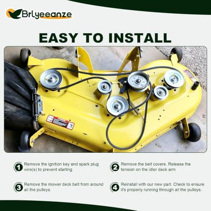 M154294 Lawn Mower Deck Belt - size: 118.6"L x 0.563"W