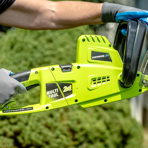 Earthwise CVPH43018 4.5-Amp 2-in-1 Convertible Pole Hedge Trimmer - style: 2-in-1 Pole Hedge Trimmer