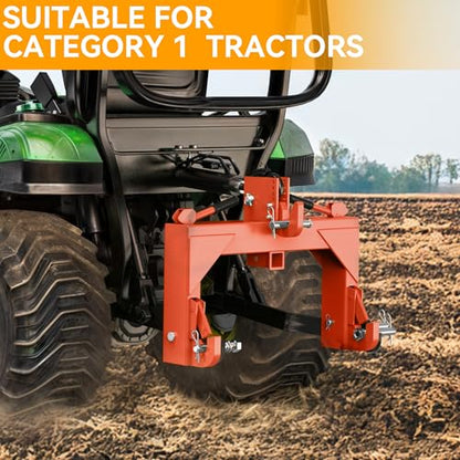 YINTATECH Heavy-Duty 3 Point Quick Hitch, 3000lbs Tractor Category 1