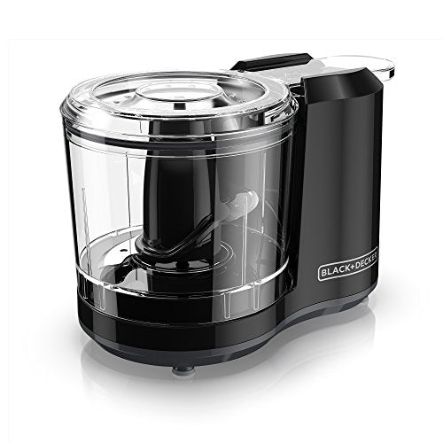 BLACK+DECKER 1.5-Cup Electric Food Chopper, One Touch Pulse, 150W Motor, Stay-Sharp Blade, Dishwasher Safe - size: 1.5 cup capacity