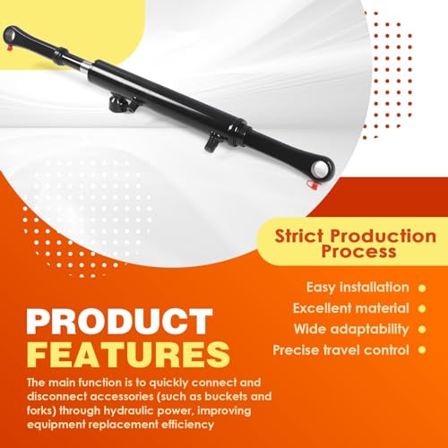 Hydraulic Quick Tach Cylinder Compatible with T650 T740 T750 T770