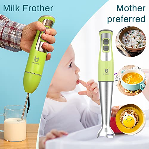 UTALENT 3-in-1 Immersion Hand Blender - Puree Food, Smoothies and Soups