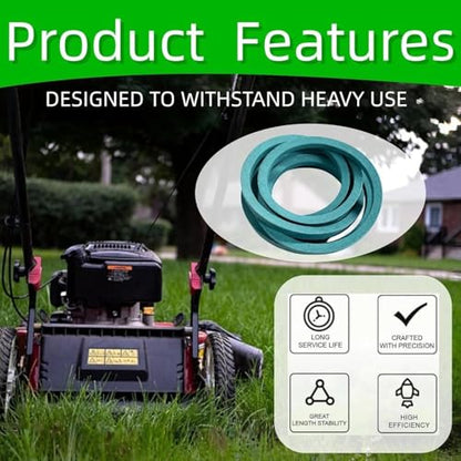 Mower Deck Cutting Belt for Exmark 1-653368 653368 Husqvarna Z254 539114557, 5/8 X 154 Inch RZ5422 and RZ5424 with 52" and 54" Deck Husqvarna z254 Deck Belt - size: 1-653368(1pk)