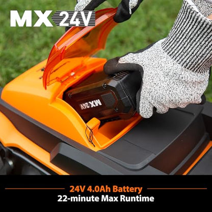 LawnMaster 20VMWGT 24V Max 13'' Lawn Mower & 10'' Grass Trimmer Combo