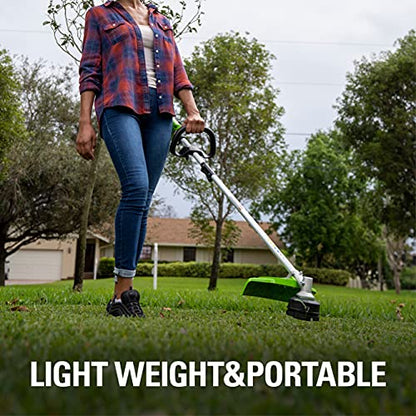 Greenworks 48V (24V x 2) 16" Cordless String Trimmer, (2) 4.0 Ah Batteries - style: 16" (2 x 4Ah)