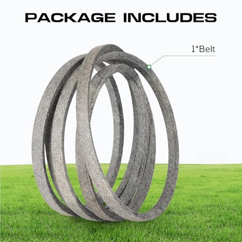 M151277 1/2 x 92.5 Drive Belt for John Deere M122674 x300 x320, for Husqvarna 592855201 584444701 YTH24K48 YTH2348 YTH22V46 LGT2654 LGT2554 Aramid Cord