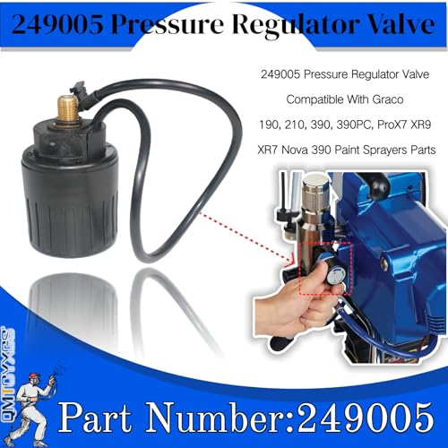 Replacement for Graco 390 Parts - 249005 Pressure Regulator Valve