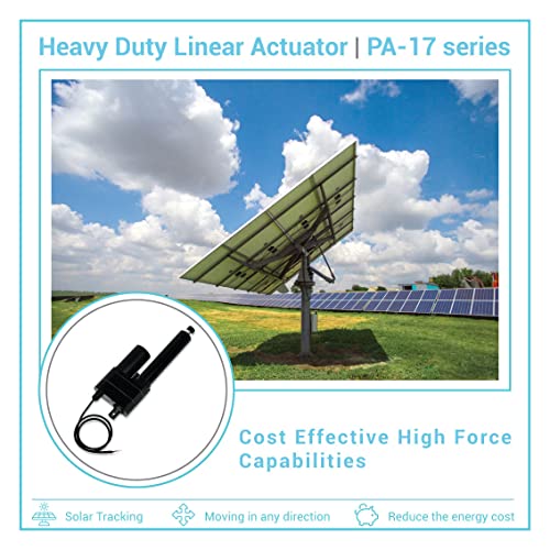 Progressive Automations 12V High Force Linear Actuator - 12" Stroke 850 lbs - size: 12", style: 850 lbs.