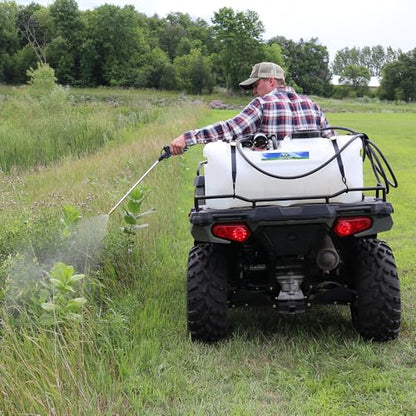 Master Mfg 25-Gallon Deluxe UTV & ATV Spot Sprayer - 2.2GPM, 70PSI Max for Fertilizer, Weed & Pest