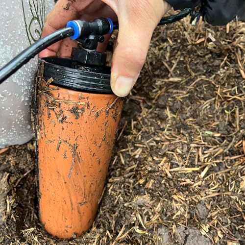 Thirsty Earth: CottaCup Automatic Olla Watering System for Your Garden (4 Cup Kit) - size: 4 Cup Kit