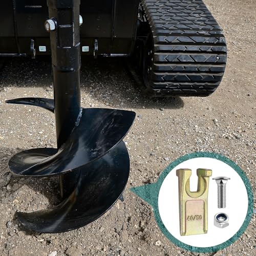 8 Sets Degree Spiral Drill Teeth with Hardware, for Digging Crumbly Rock, Soil, and More