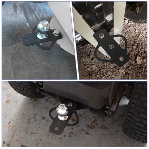 3-Way Trailer Hitch Adapter, Steel Hook Mounting with Bolts