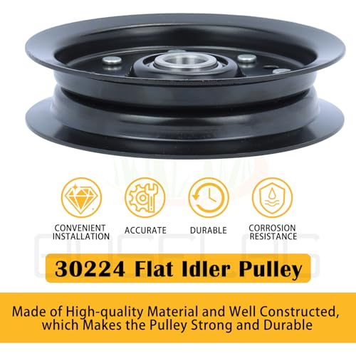 30224 Idler Pulley for Dixie Chopper 42", 50", 60" and 72" Decks - size: 1x30224B