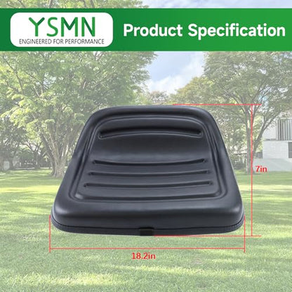 Lawn & Garden Tractor Riding Mower Seat Replacement for Most Brands LM2002 LMS2002 Mowers
