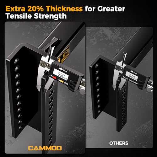 CAMMOO Adjustable Trailer Hitch for 2 inch Receiver 8 inch Rise/Drop Hitch - size: 2"x8"