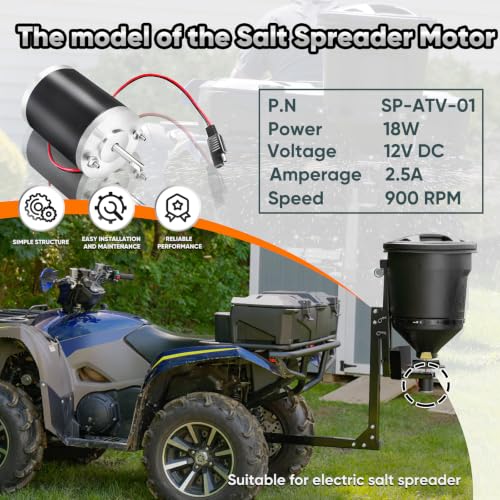 12V Salt Spreader Motor Replacement for Buyers SaltDogg 3000966