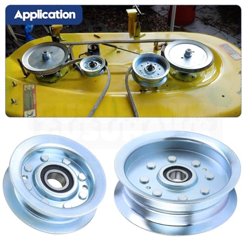 GY22172 Idler Pulley with GY20629 Idler Pulley for L110 LA115 Deck - color: A5 1x GY20629+ 1x GY22172