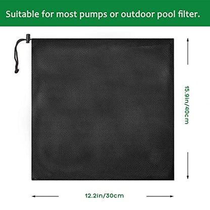2 Pcs Pump Barrier Bag, Pond Pump Filter Bag, 12.2" x 15.9" - style: 2Pcs-12.2" x 15.9"