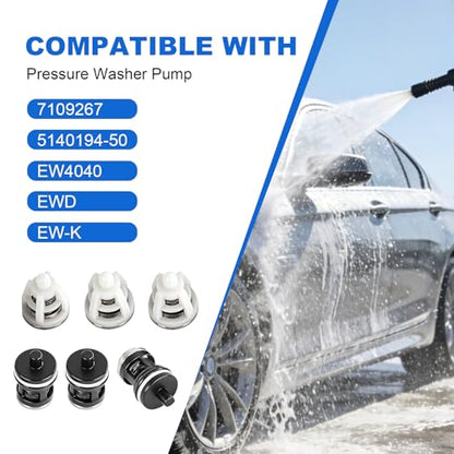 6 Pcs 7109627 Cleaning Check Valve Repair Kit Compatible with EW4040 EWD