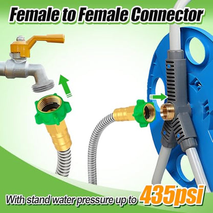 Short 2ft Garden Hose with 3/4'' Female to Female Connector - size: 2ft
