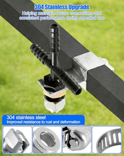 Spray Boom Repair Kit for 3 Nozzle Booms, 8001-VS Stainless Tips