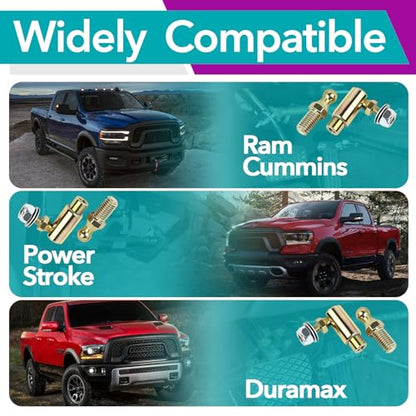2 Pcs Quick Release Throttle Disconnect, 10-32 Female Thread