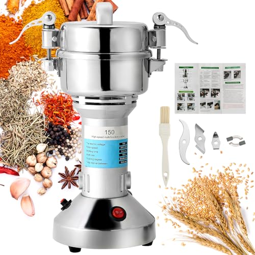 High Speed 150g Electric Grain Mill Machine Spice Herb Grinder 750W
