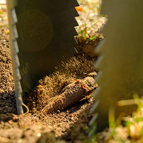 Root Slayer 23411 Post Hole Digger Garden Tool, Red - style: Post Hole Digger