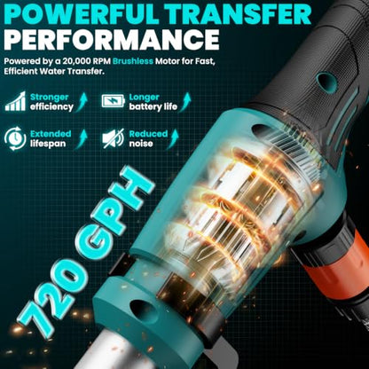Cordless Stick Water Transfer Pump for Makita 18V Batteries (Tool Only)