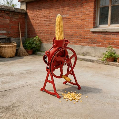 Manual Corn Thresher Sheller Hand Crank Maize Peeler Remover Tool (Style B) - size: Style B